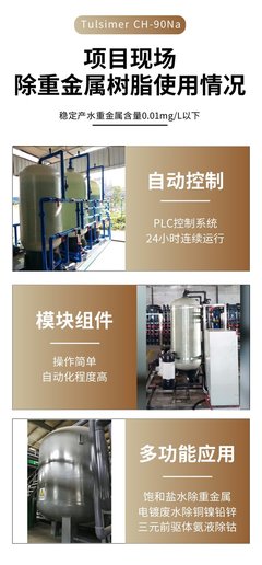 新能源重金属废水处理电镀废水铜镍超标吸附树脂成套设备